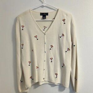 Mercer and Madison vintage Martini cardigan